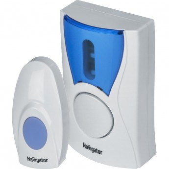 Звонок беспроводной NAVIGATOR серии NDB-A-DC02-1V1-WH