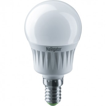 Светодиодная лампа NAVIGATOR серии NLL-G45-7-230-4K-E14 «шар» Светодиодная лампа NAVIGATOR серии NLL-G45-7-230-4K-E14 «шар»