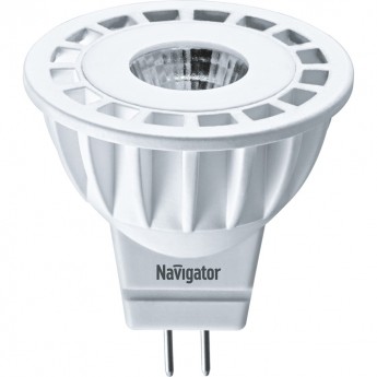 Светодиодная лампа точечного освещения NAVIGATOR серии NLL-MR11-3-12-3K-GU4 Светодиодная лампа точечного освещения NAVIGATOR серии NLL-MR11-3-12-3K-GU4