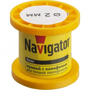 Припой с канифолью NAVIGATOR NEM-Pos02-61K-2-K50 (POS-61, KATYSHKA, 2 MM, 50 GR)