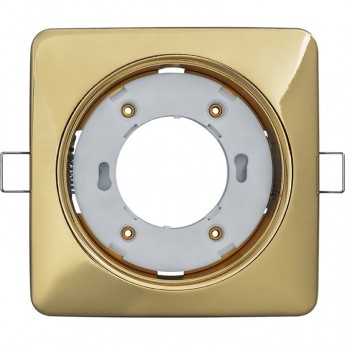 Встраиваемый декоративный поворотный светильник NAVIGATOR серии NGX NGX-S2-002-GX53 квадрат, золото Встраиваемый декоративный поворотный светильник NAVIGATOR серии NGX NGX-S2-002-GX53 квадрат, золото